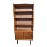 Bibliothèque vintage années 60. Plaquée teck