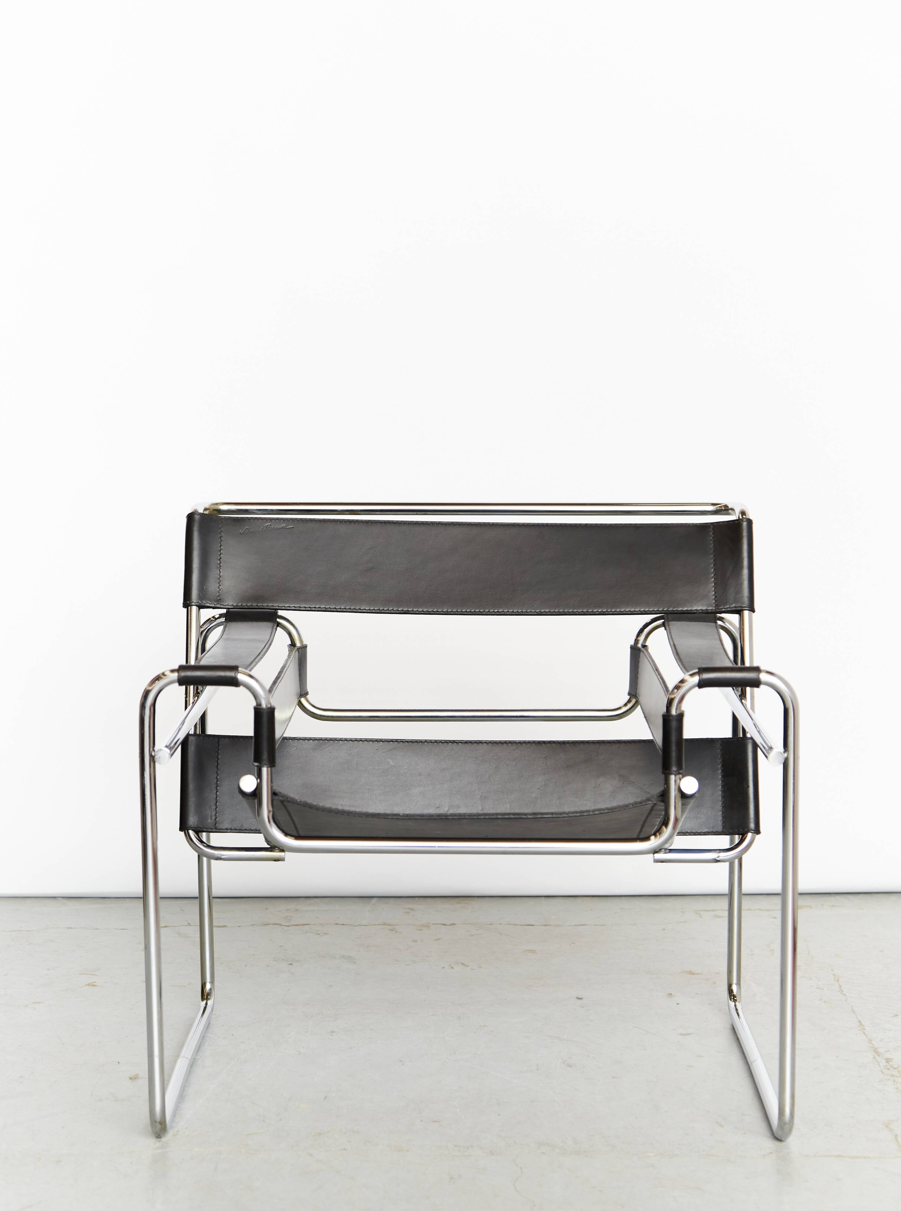 Marcel Breuer B3 "Wassily Chair" club armchair for Gavina