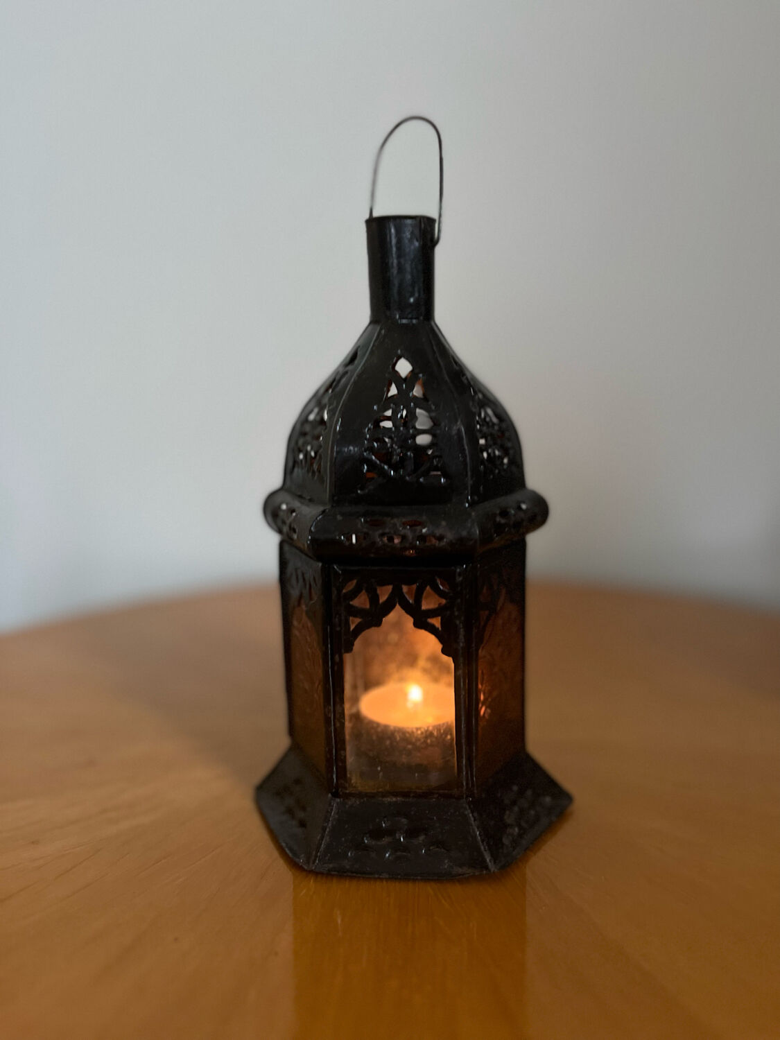 Vintage Moroccan lantern style tealight holder