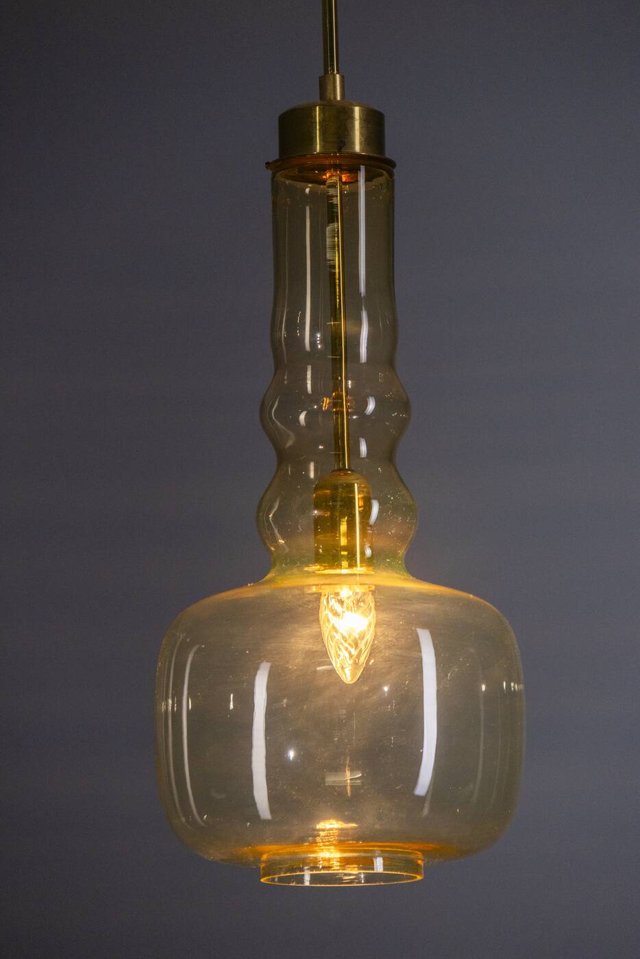 Candlestick, Kamenický Šenov, 1970s, Czechoslovakia