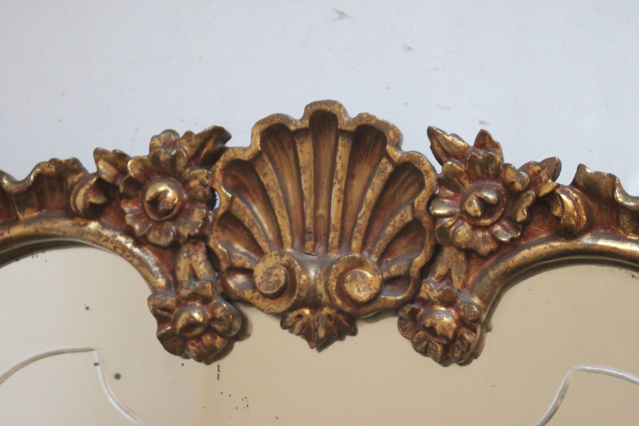 Antique gilded mirror, Neo Rococo, 19th century