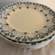 8 assiettes plates Longwy anciennes bleues grises modèle primevère 1900