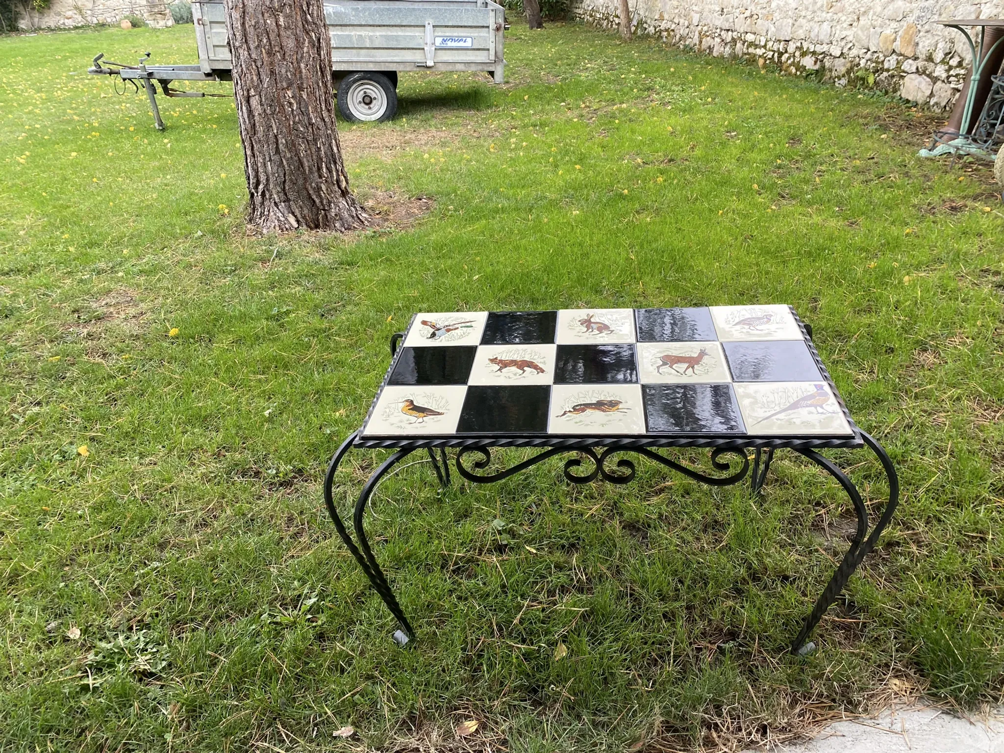 Table 1970 in wrought iron