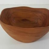 Olive wood bowl signed AB