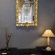 Brutalist brass mirrors by Claës E. Giertta