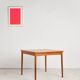 Extendable teak table by Poul Hundevad, Denmark