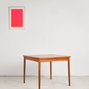 Extendable teak table by Poul Hundevad, Denmark
