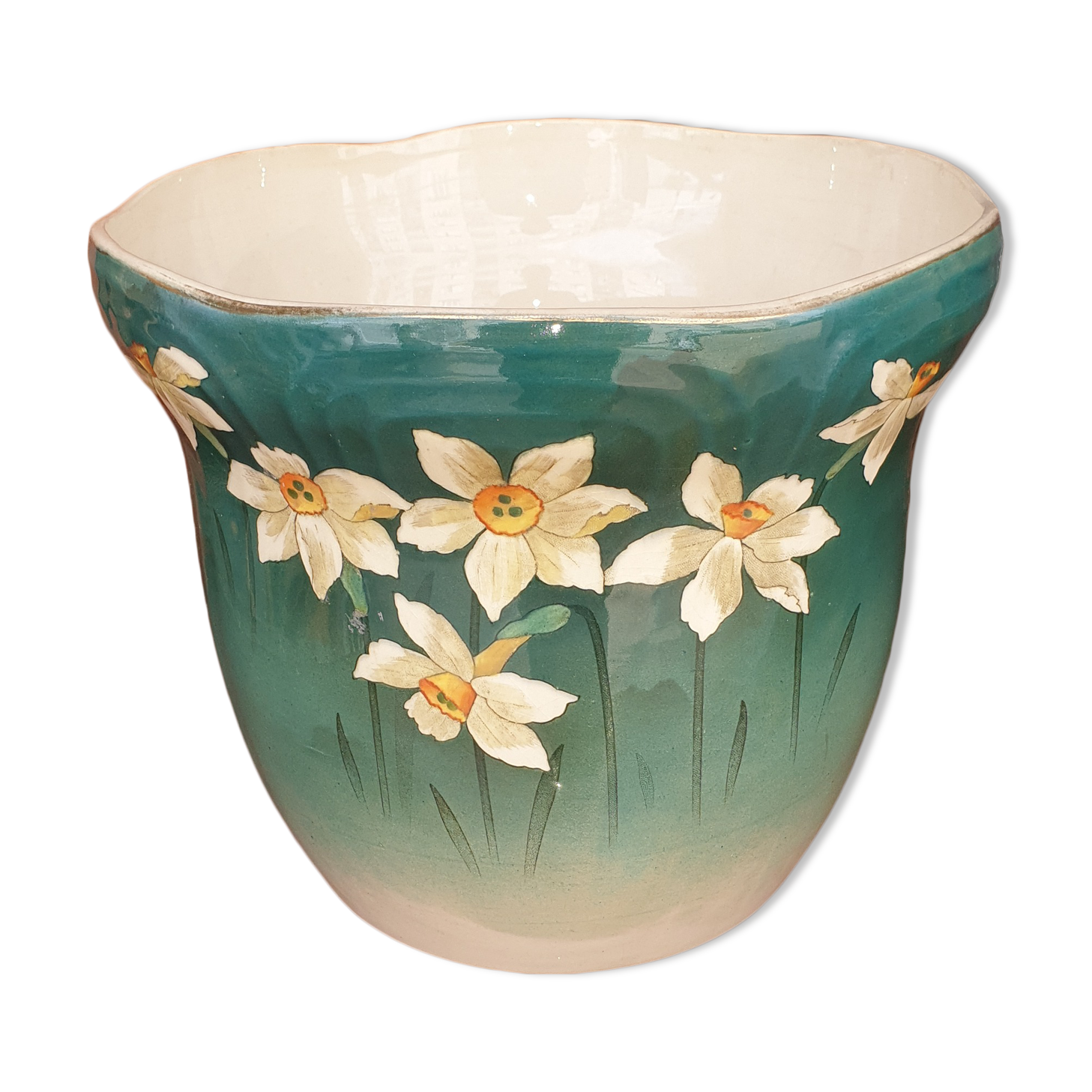 Cache pot old earthenware Fives Lille