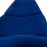 Fauteuil pivotant Artifort bleu F590 – Geoffrey D. Harcourt