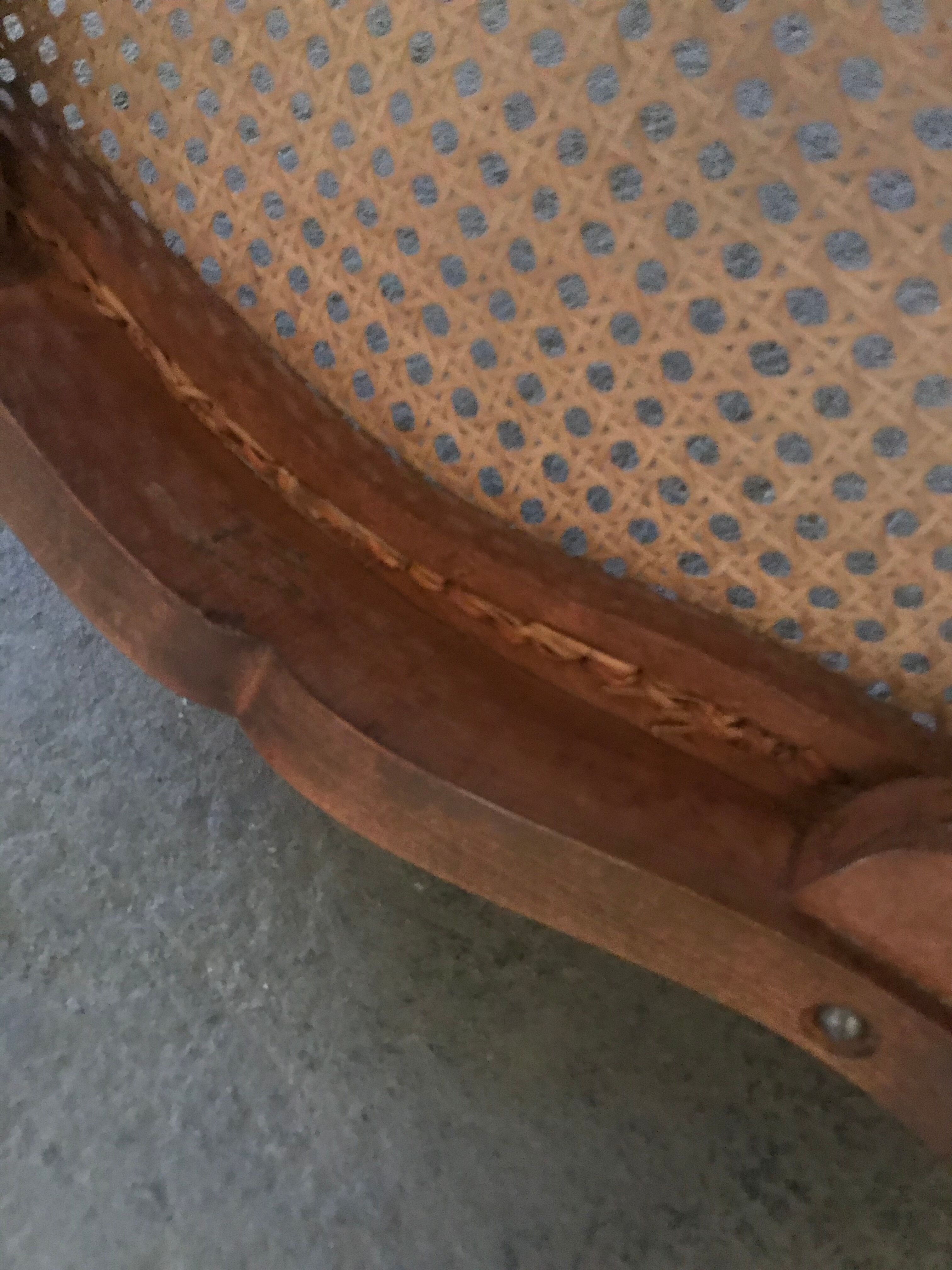 Suite of 8 Louis XV style chairs solid beech