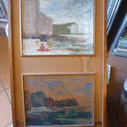 Paintings on wood signed darba 1962