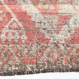 3x10 Geometric Oushak Runner Rug