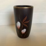 Vase Flora keramiek gouda Holland matt black