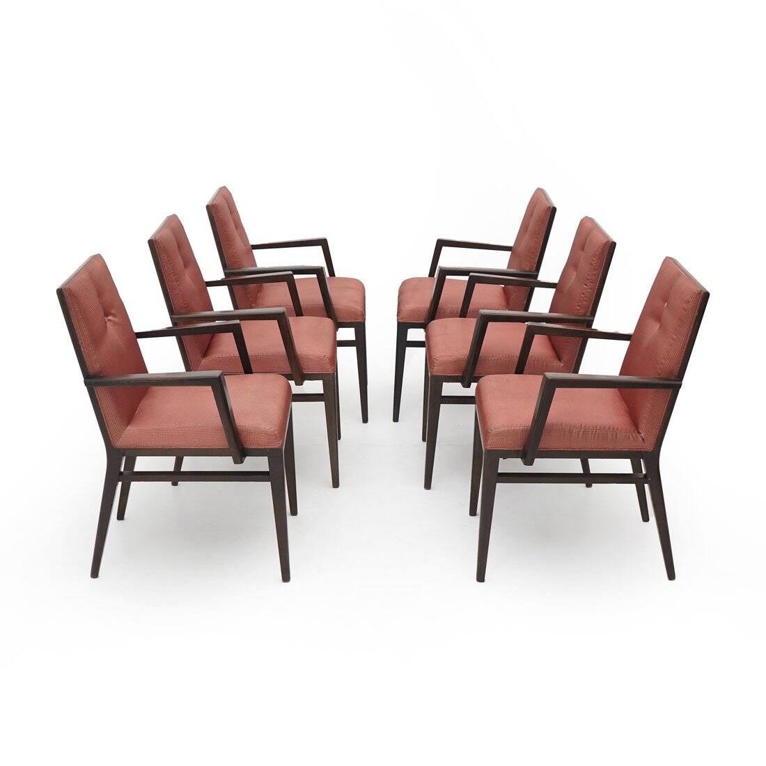 Vintage wooden chairs, 1970s, set of 6