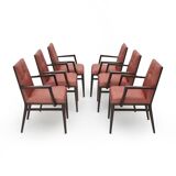 Vintage wooden chairs, 1970s, set of 6