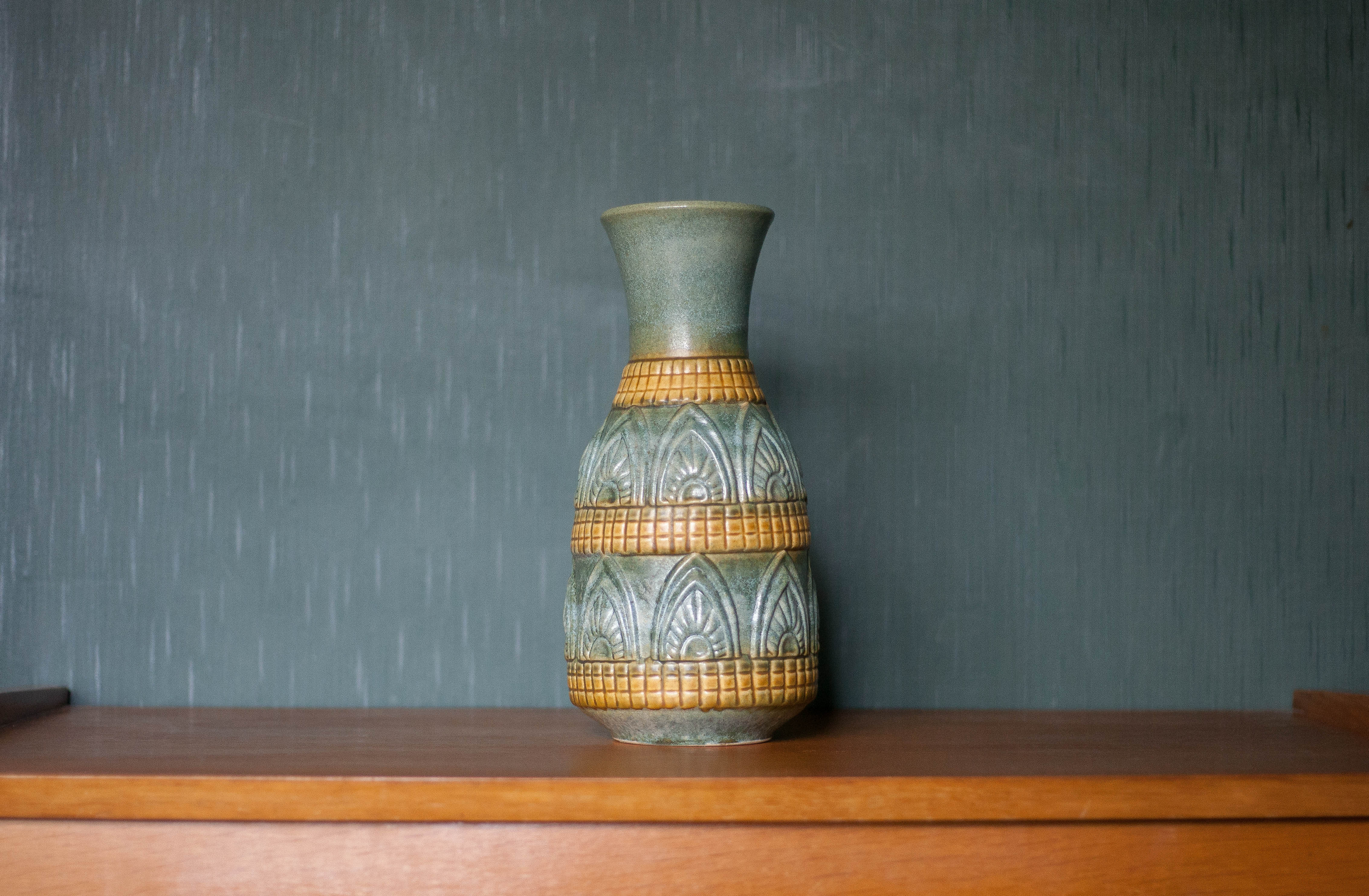 Ceramic vase West Germany 1482/30 70's