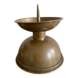 Pair of brass church candlesticks