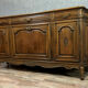 buffet in a row Louis XV neo-rustic walnut tree of curved shape