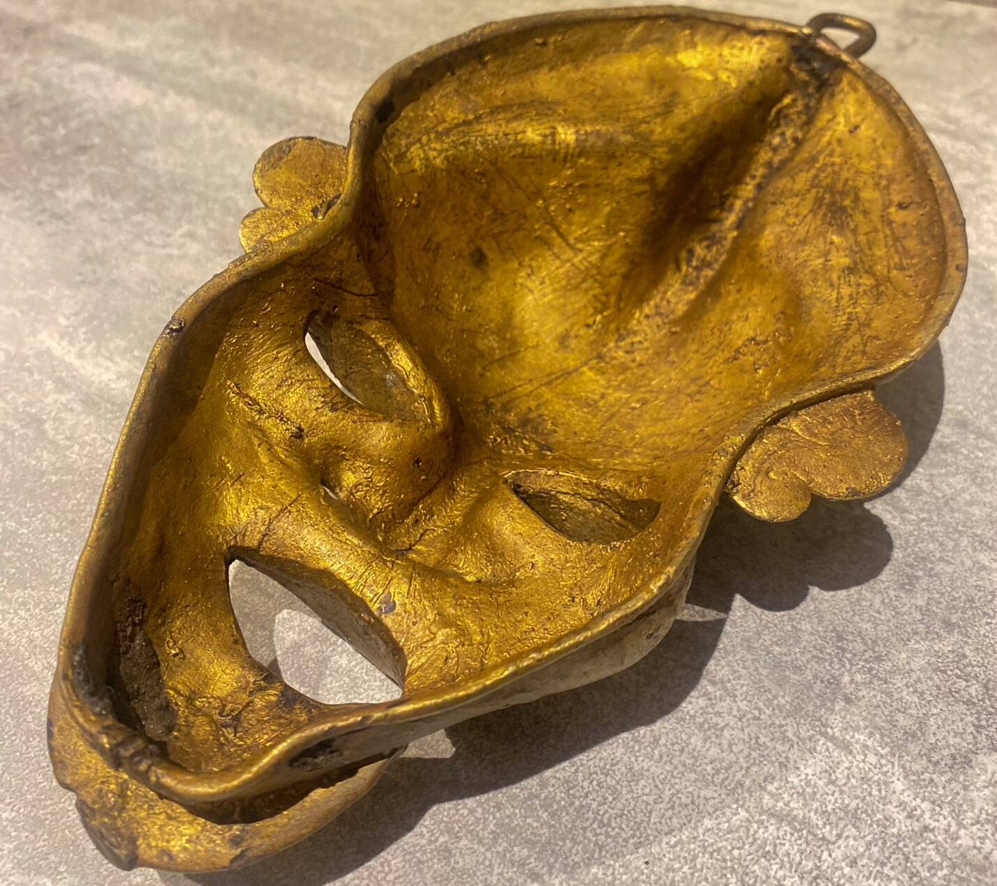 African Bronze Mask, Tribal