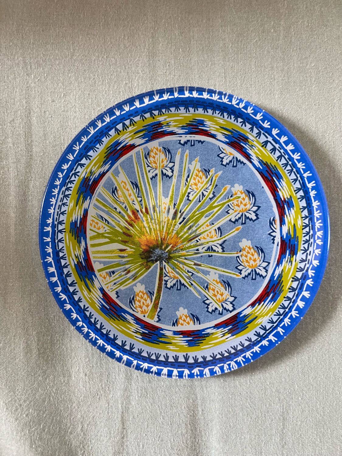 Glass soap holder fragonard