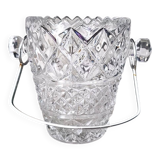Vintage crystal ice bucket