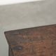 Table basse anglaise antique de style lowboy du XVIIIe siècle en chêne.