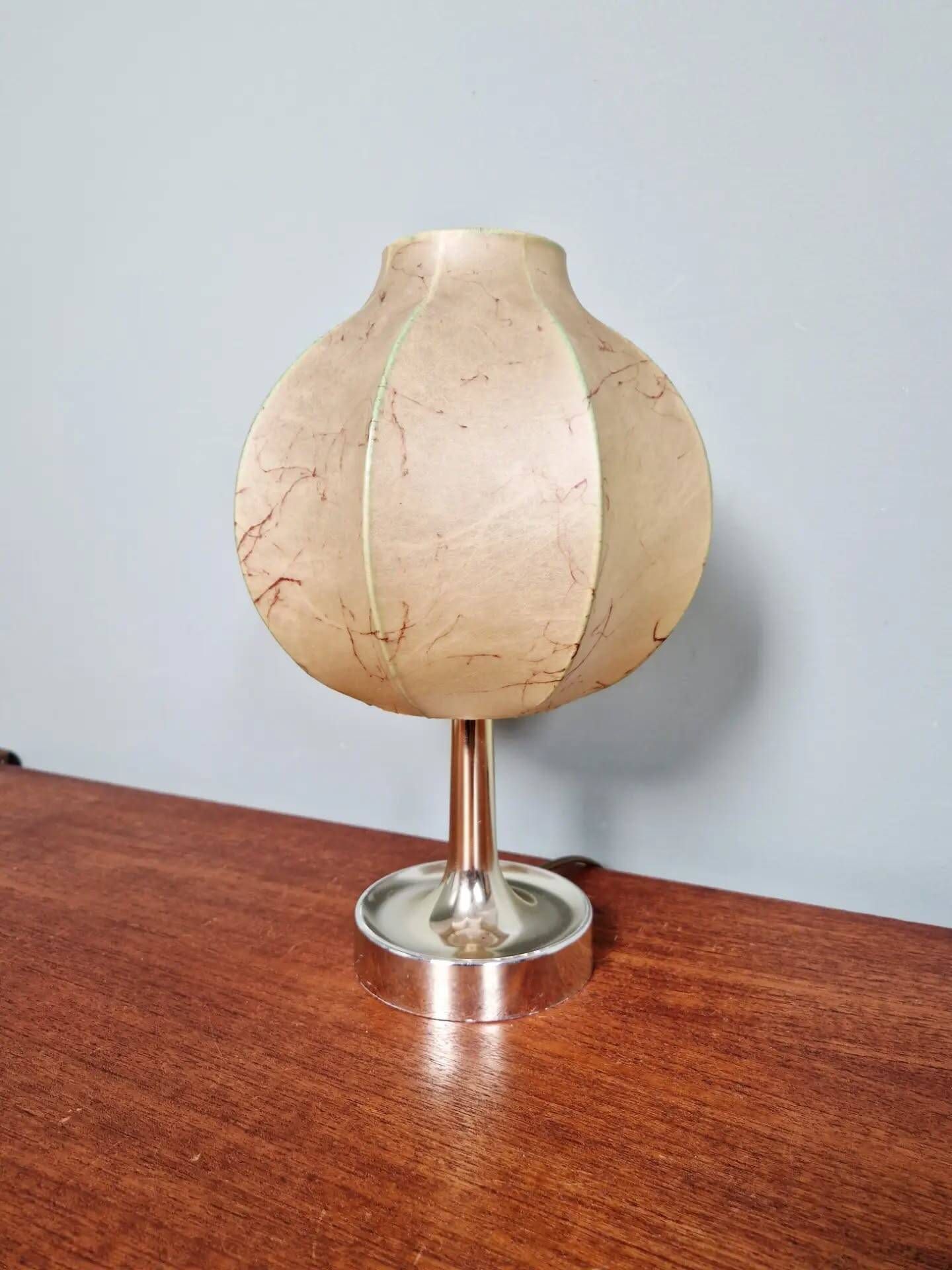 Lampe de table Cocoon, Goldkant Leuchten, 1960