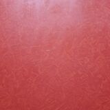 Extendable red formica table