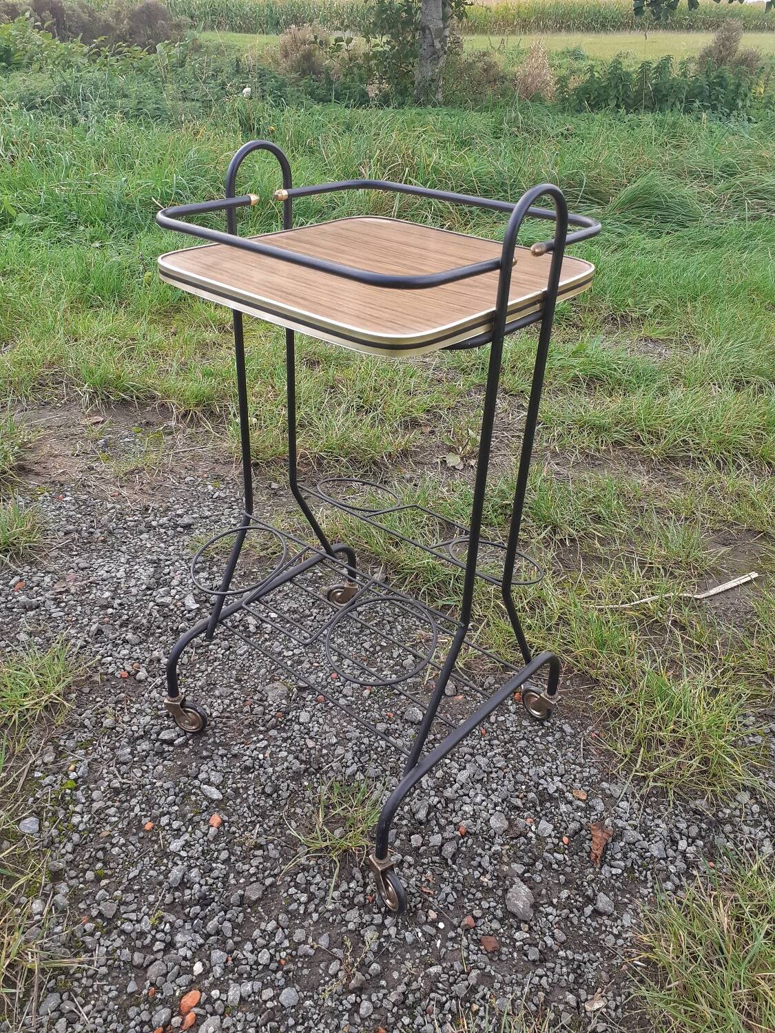Vintage serving trolley