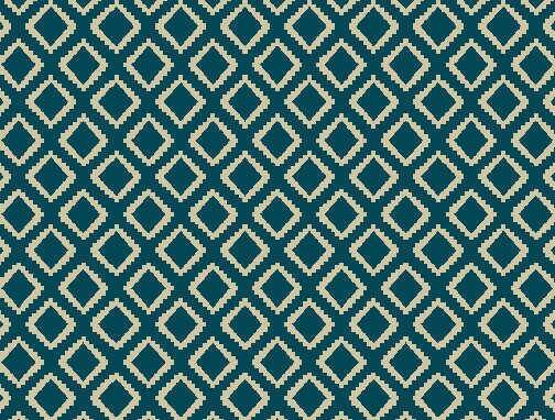 Blue and white patterned home rug