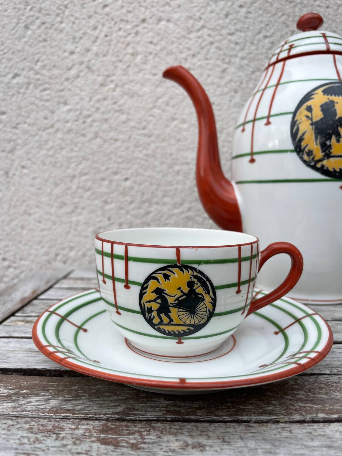 Limoges porcelain tea set