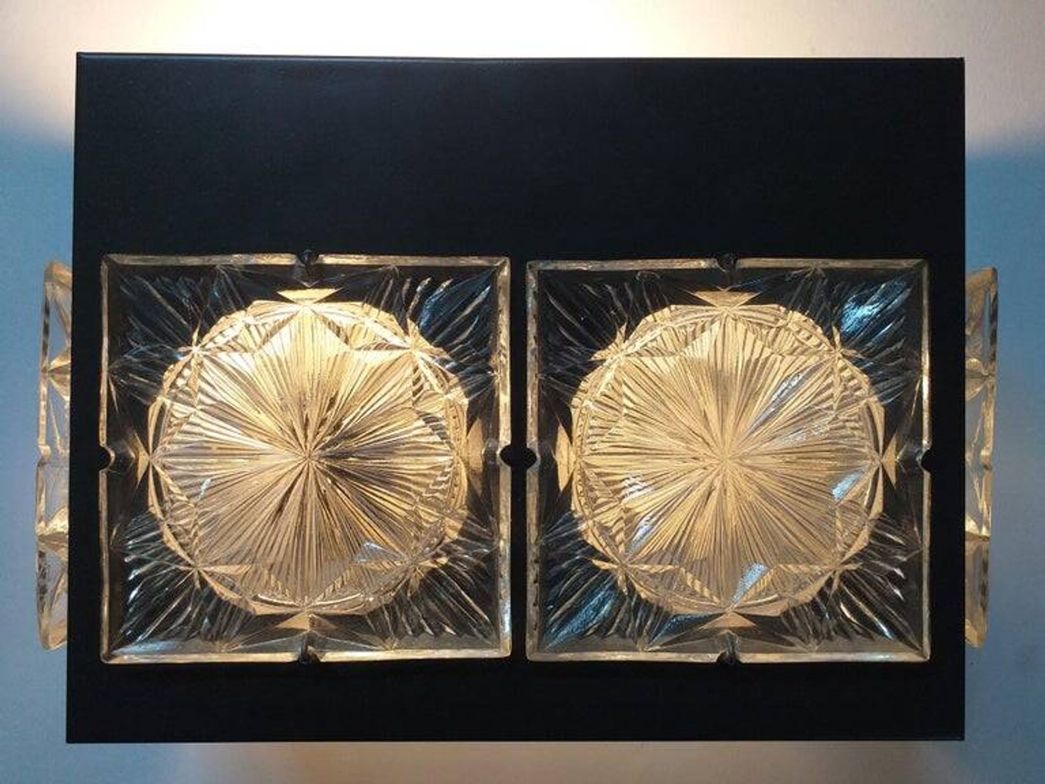 Pair of Midcentury Wall Lamps Napako, Josef Hurka, 1970s