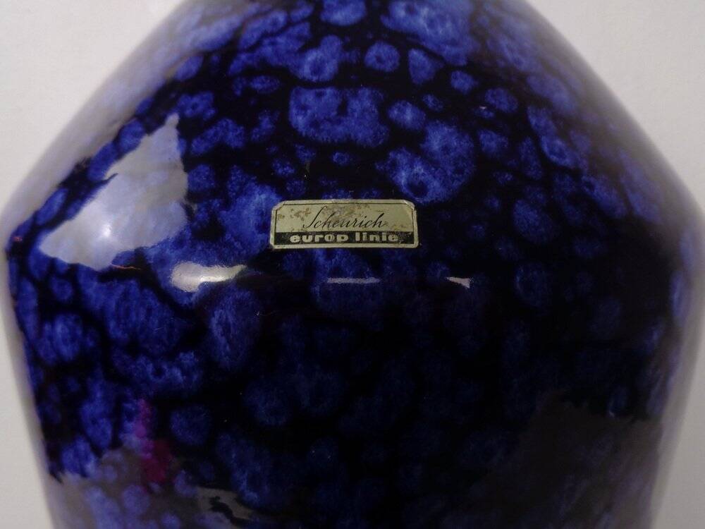 Large Pop Art Model 540-48 Vase in Glazed Ceramic from Scheurich, 1970s