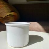 White cache pot
