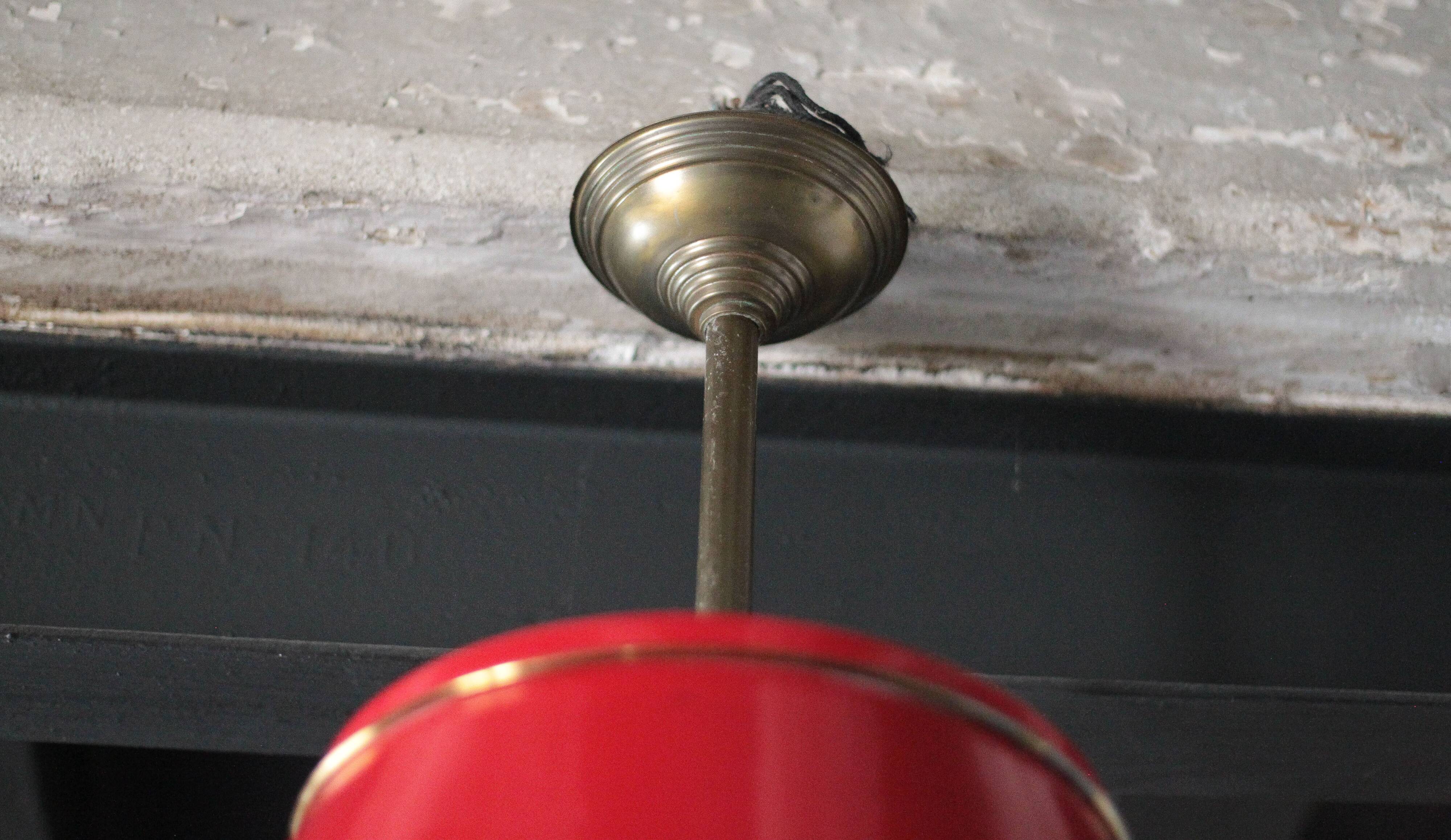 Suspension hot water bottle 3 lights, ceiling lamp, chandelier, vintage ceiling light