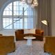 Art Deco brass chandeliers by Lars Holmström in Arvika, Sweden.