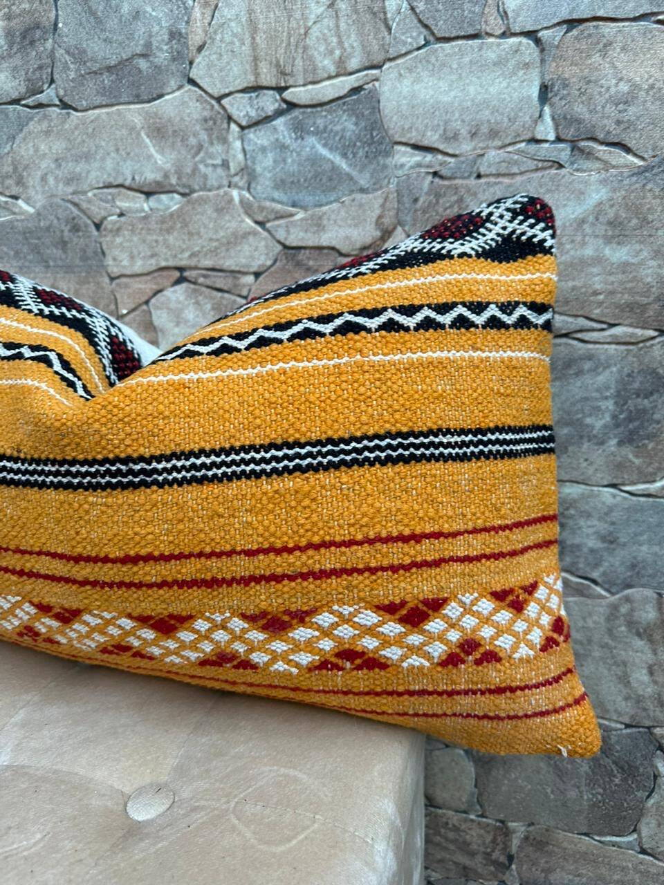 Vintage Moroccan Berber Wool Cushion Cover
