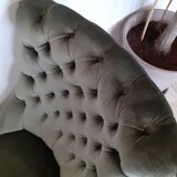 Paire de fauteuils crapauds