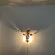 Set of 2 Amazing Italian Hollywood Regency Gilded Wall Lamps by Hans Kögl