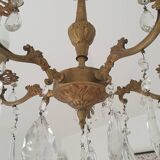 Bronze chandelier and pendants