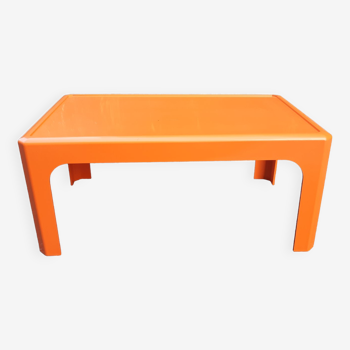 Orange vintage coffee table