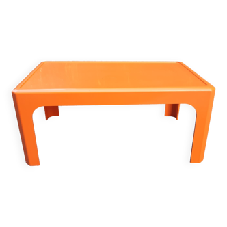 Orange vintage coffee table
