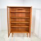 Display cabinet by WK Möbel showcase 1970s Vintage Teak