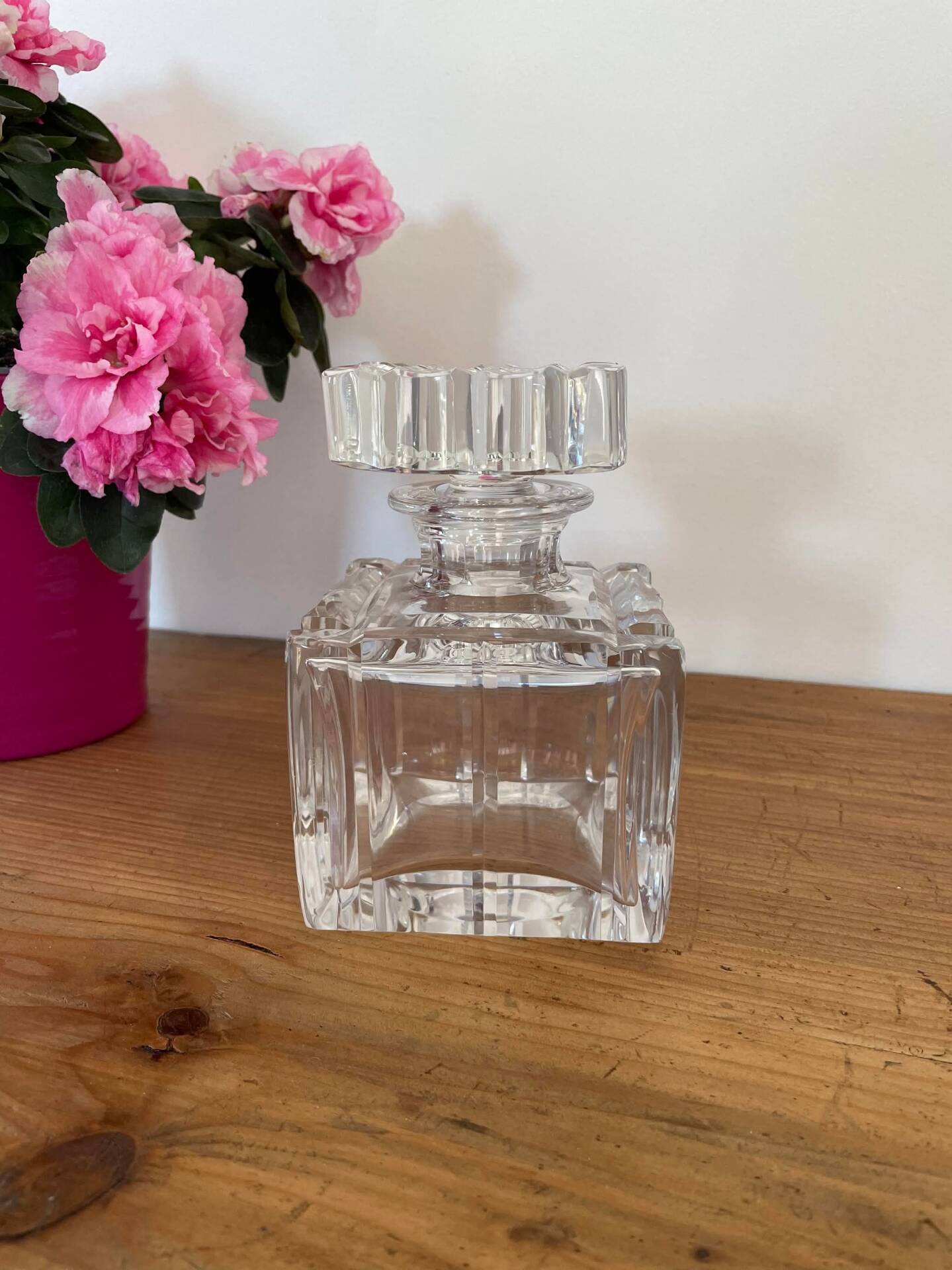 Crystal carafe Val Saint Lambert