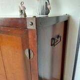 Buffet under Roche Bobois in wood, Chinese/Asian vintage furniture.