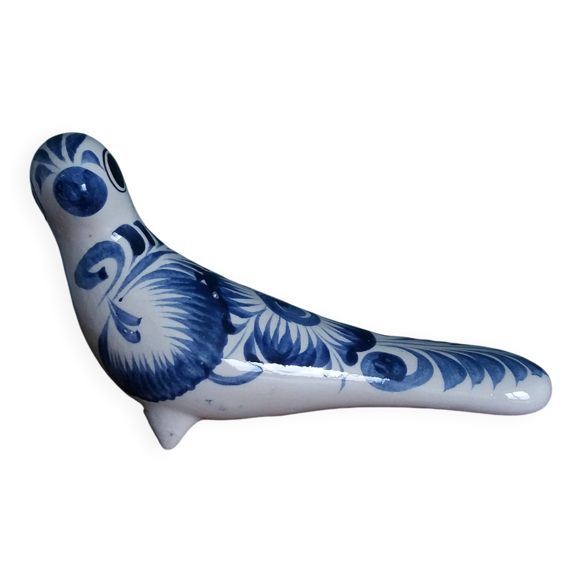 Ceramic bird, hand-painted, Mexico