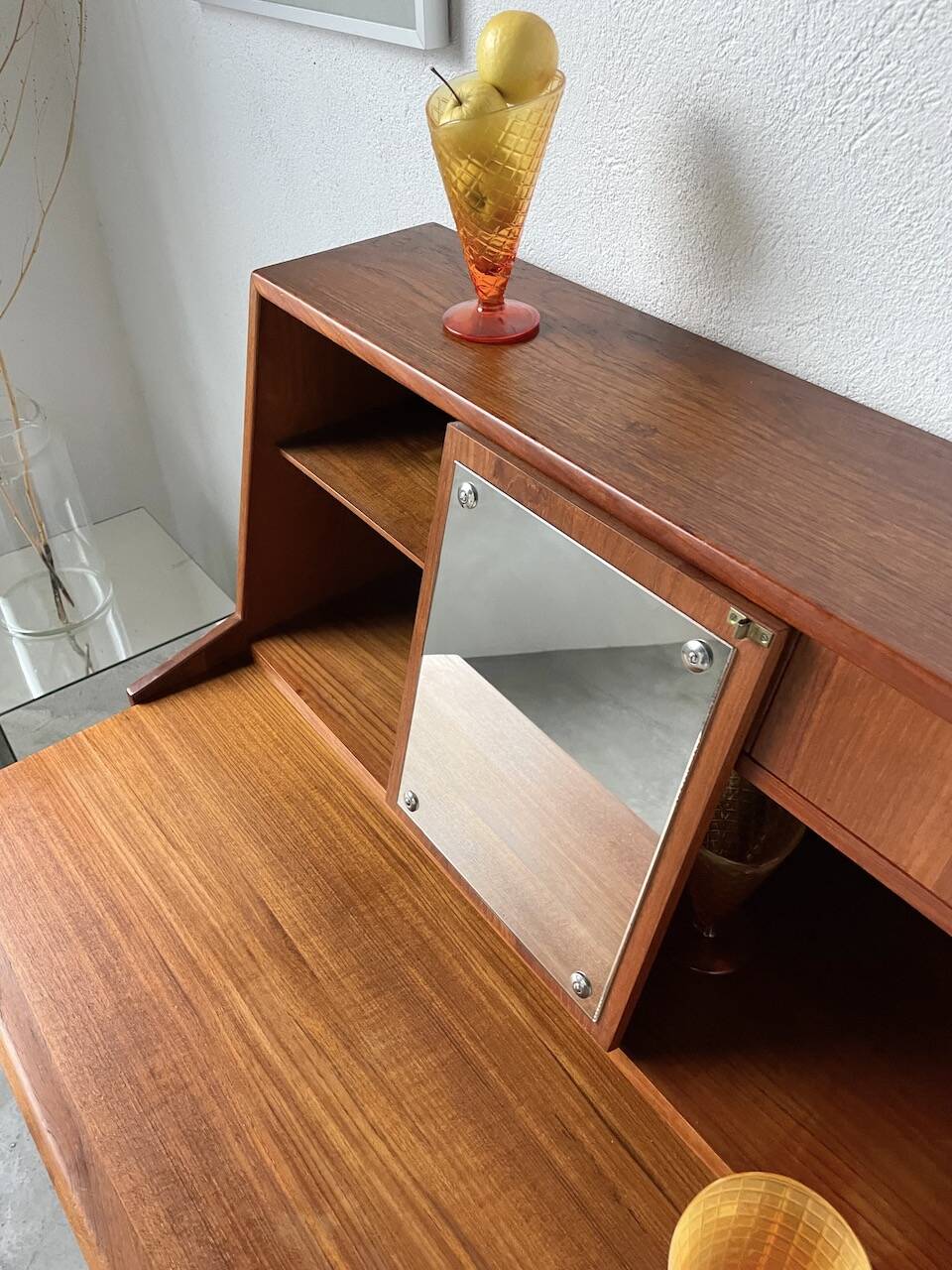 Danish teak secretary from the 60s