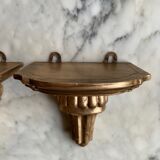 Pair of wall shelves