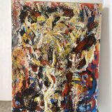 Signed abstract painting from 1993