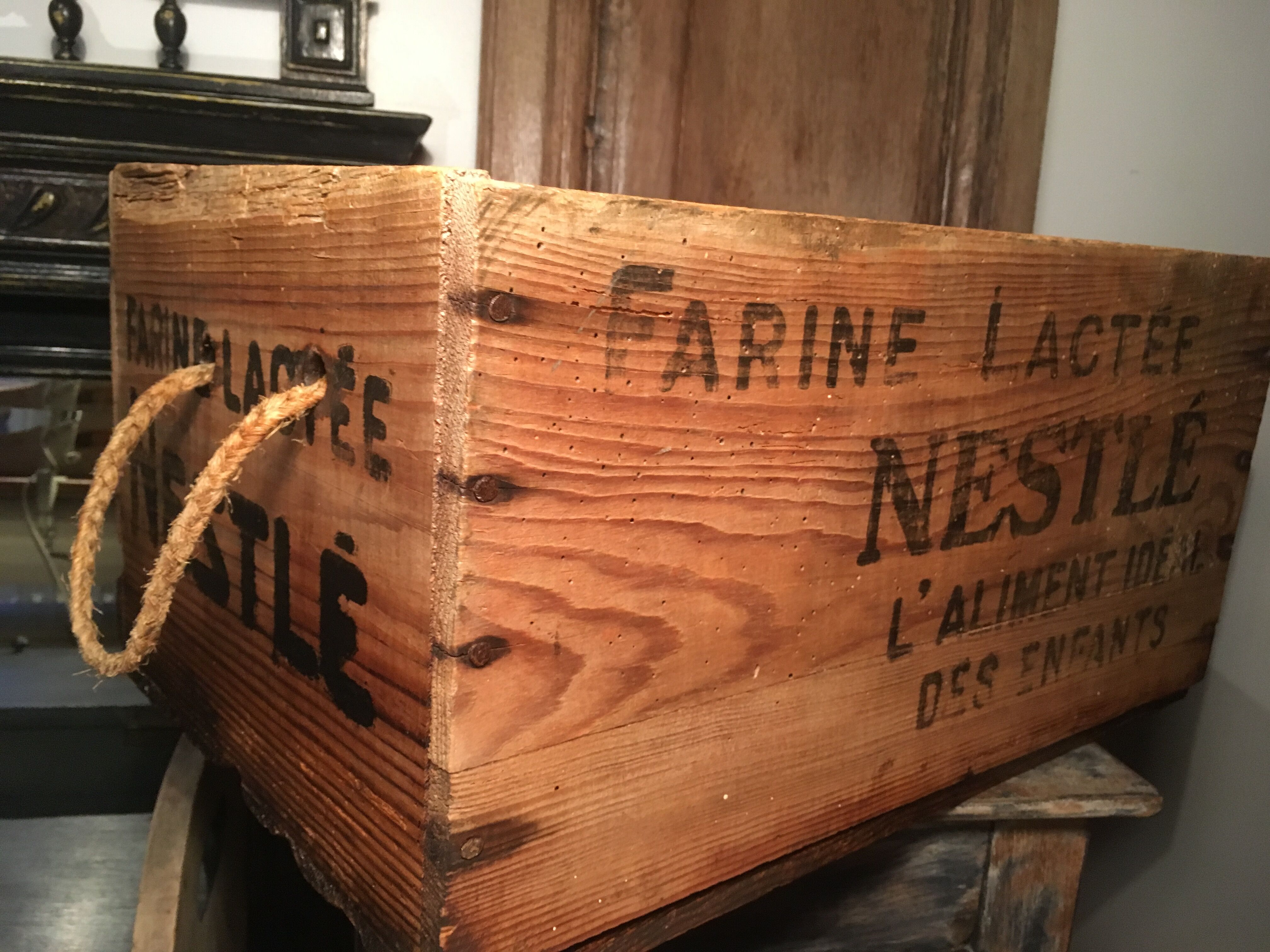 Old wooden Nestlé